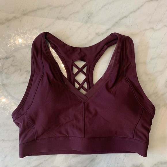 Avia Tops - AVIA Burgundy Colored Workout Bra Top NWOT